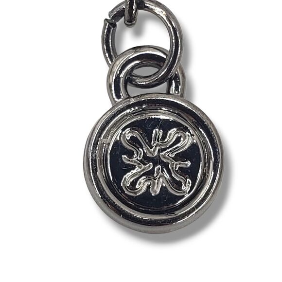 Simply Vera Wang Multi Strand Chain Bezel Set Glass Rhinestone Flower Necklace - Picture 5 of 8